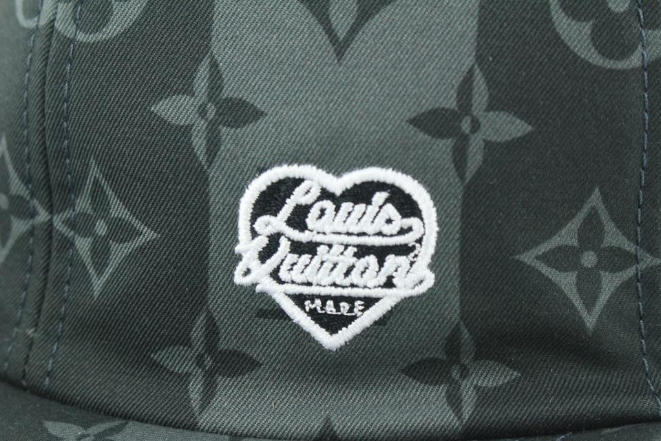 Louis Vuitton Virgil Abloh x Nigo Monogram LV Made Stripe Baseball Cap Hat  1231LV16 Leather ref.477365 - Joli Closet