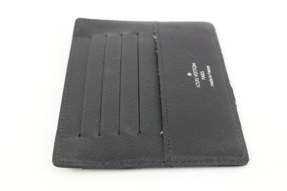 Louis Vuitton Black Damier Graphite Long Card Holder Wallet Insert