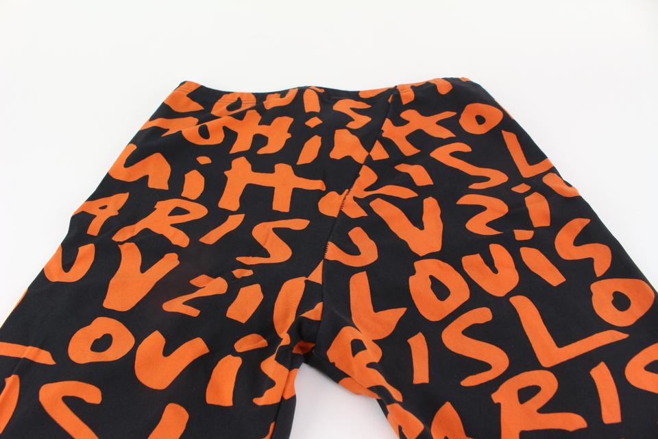 Louis Vuitton Grey & Orange Tie-Dye Graffiti T-Shirt – Savonches