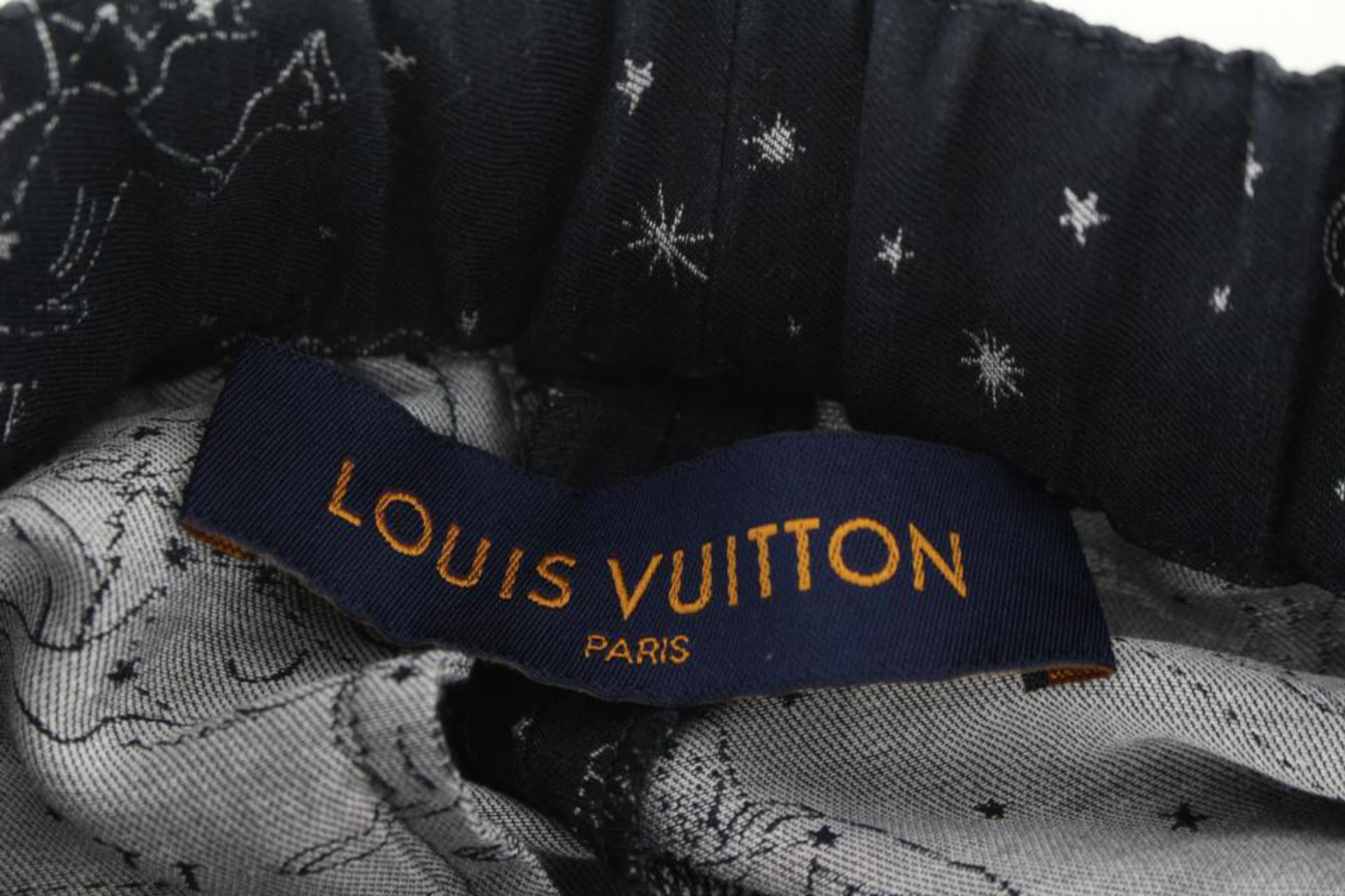Louis Vuitton Monogram Constellation Scarf, Blue, One Size