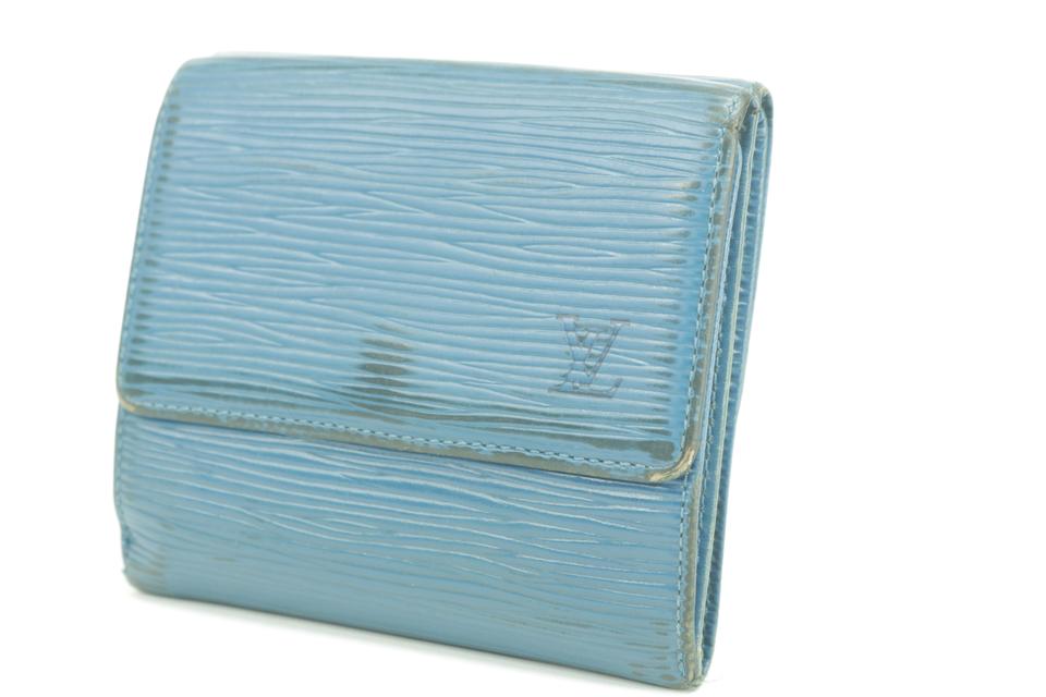 Louis Vuitton Toledo Blue EPI Leather Elise Wallet