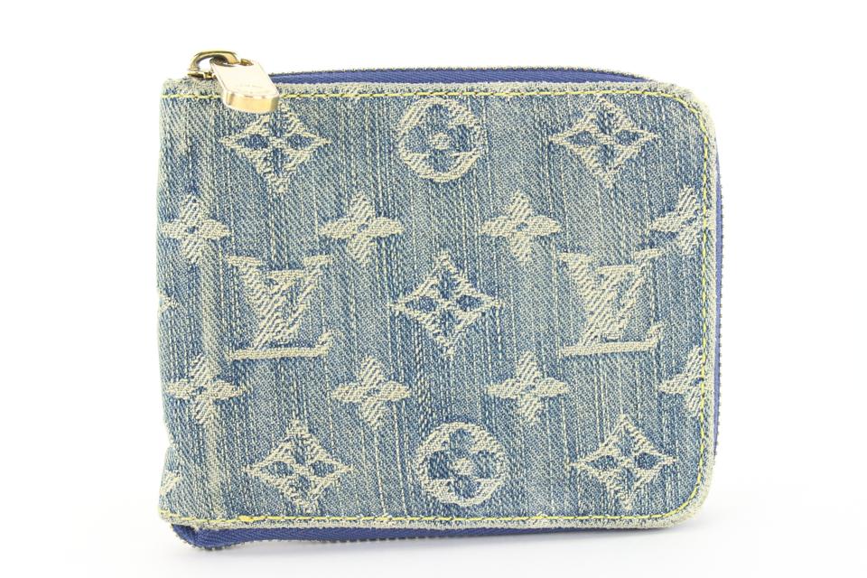 Louis Vuitton Zippy Wallet Blue Monogram