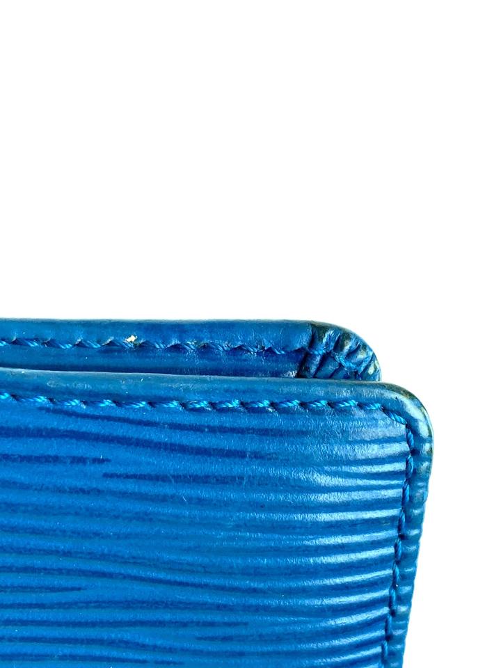 Louis Vuitton Blue EPI Toledo Card Case Holder 15LVA615
