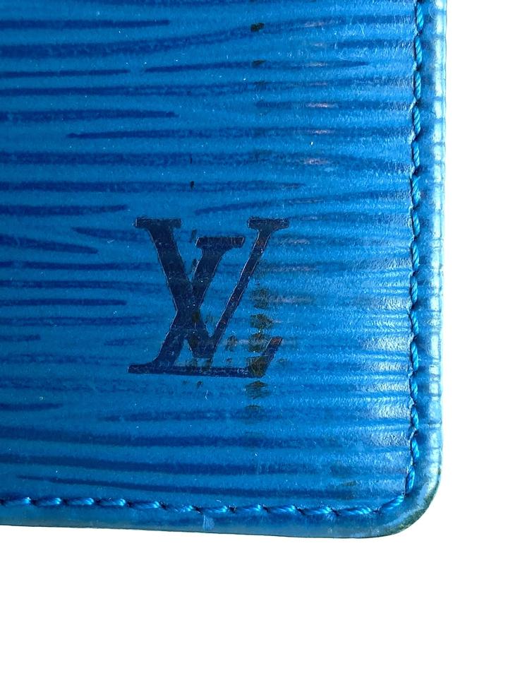 Louis Vuitton Blue Epi Key Holder