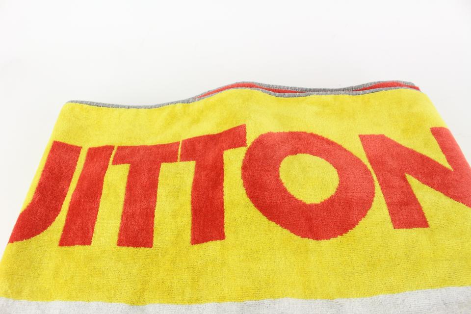 Louis Vuitton XL Huge Blue x Yellow x Red 2003 Auckland LV Cup Towel T –  Bagriculture