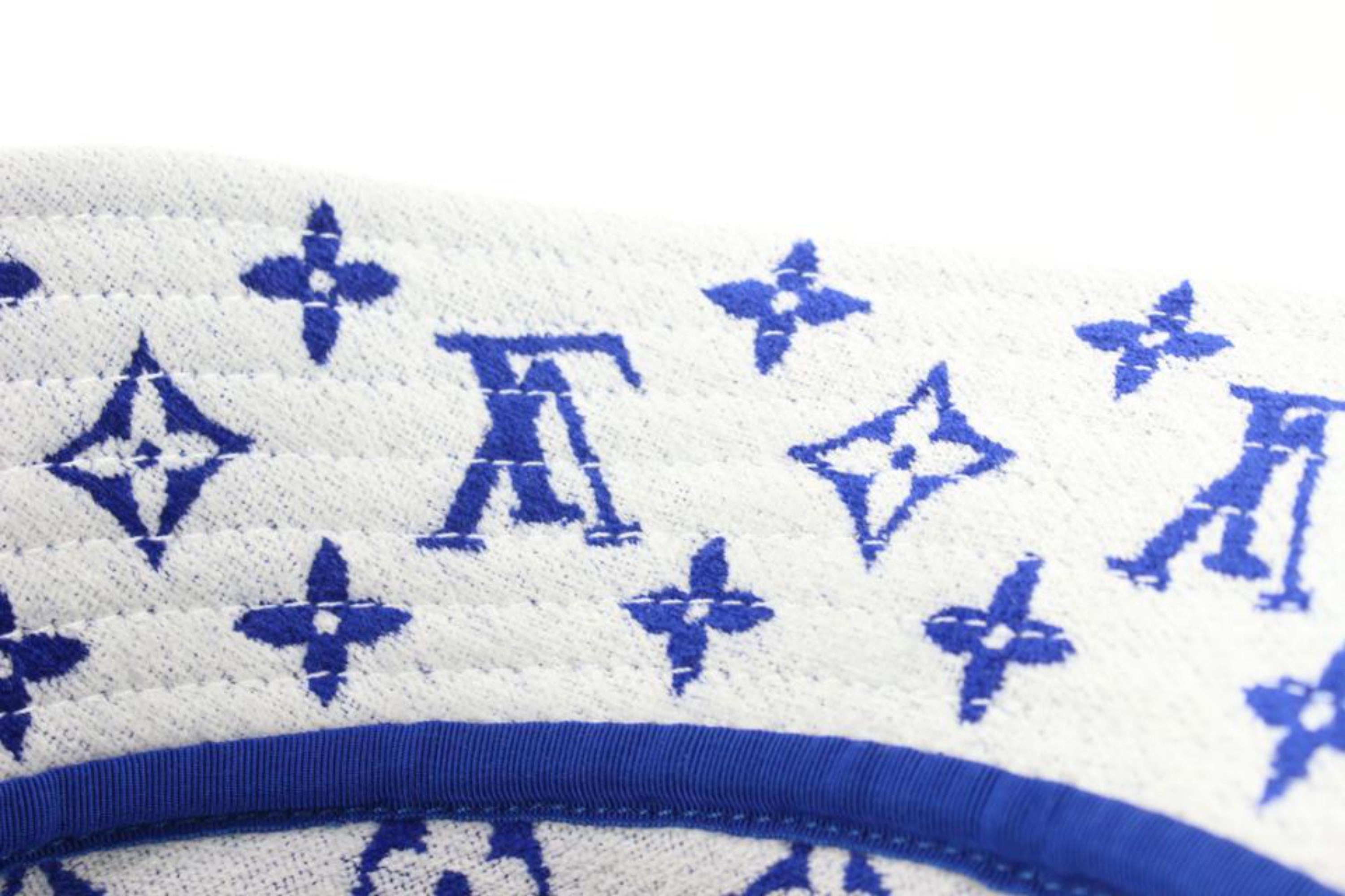 Louis Vuitton Blue Monogram Match Bucket Hat 67LK523S