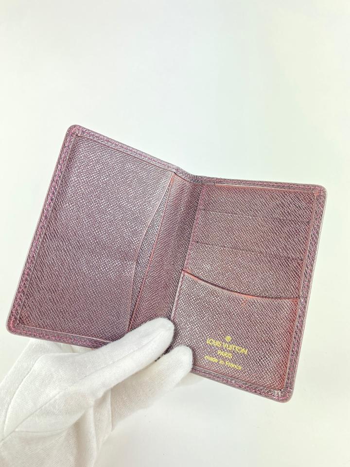 Louis Vuitton Bordeaux Taiga Leather Medium Ring Diary Cover