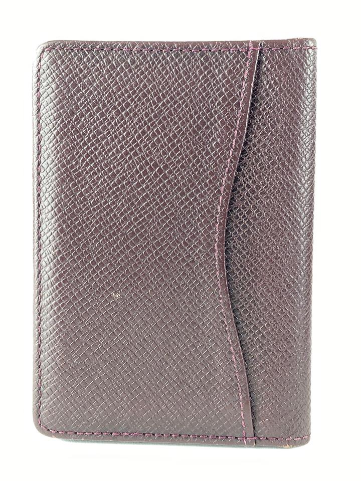 Louis Vuitton Bordeaux Taiga Leather Card Bifold Wallet Pocket Organiz –  Bagriculture