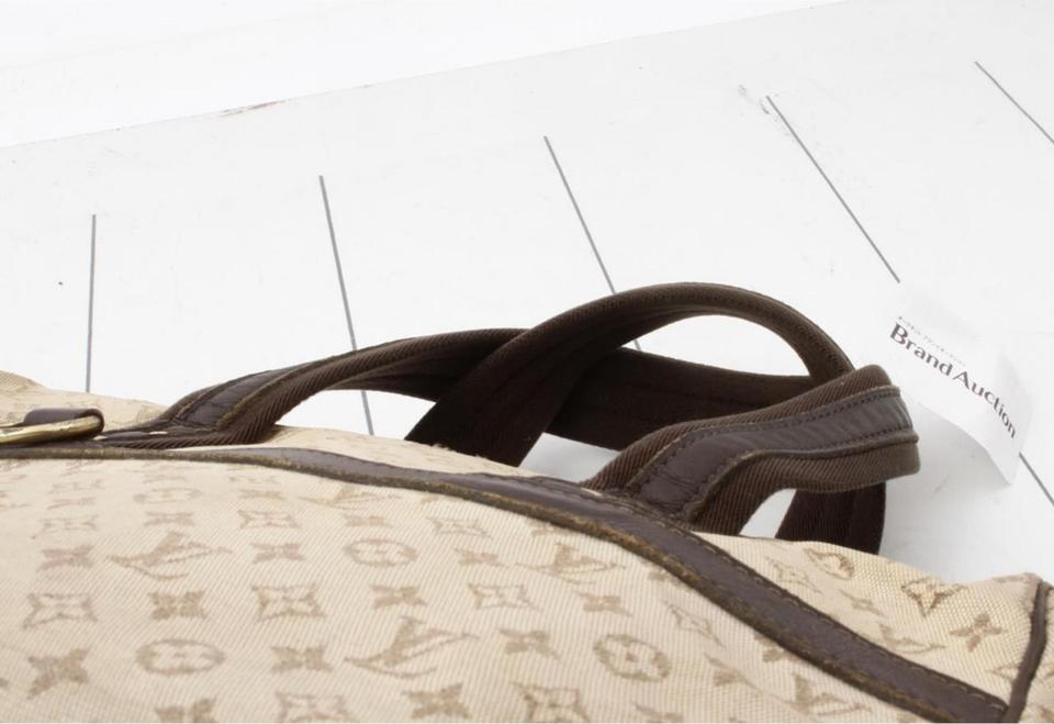 Louis Vuitton Khaki Olive Monogram Mini Lin Josephine PM Speedy Boston Bag 862138