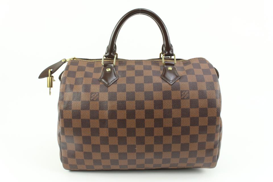 Louis Vuitton Damier Ebene Speedy 30 Boston Bag MM 93lk33s