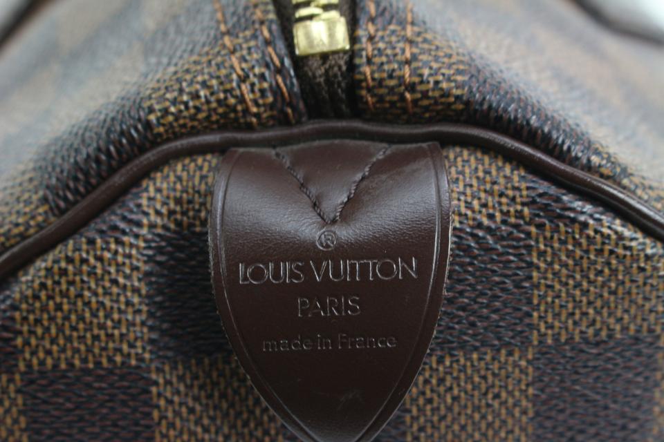 Louis Vuitton Damier Ebene Speedy 30 Boston Bag