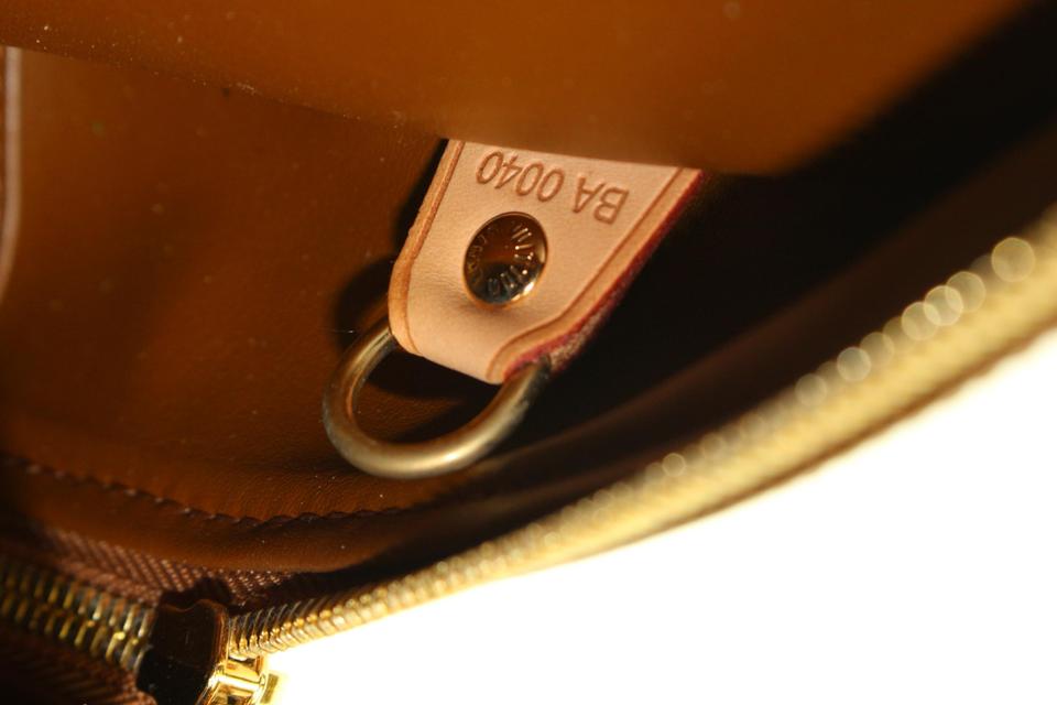 Louis Vuitton Brown Monogram Vernis Copper Bronze Tompkins Square Bag  862136 For Sale at 1stDibs