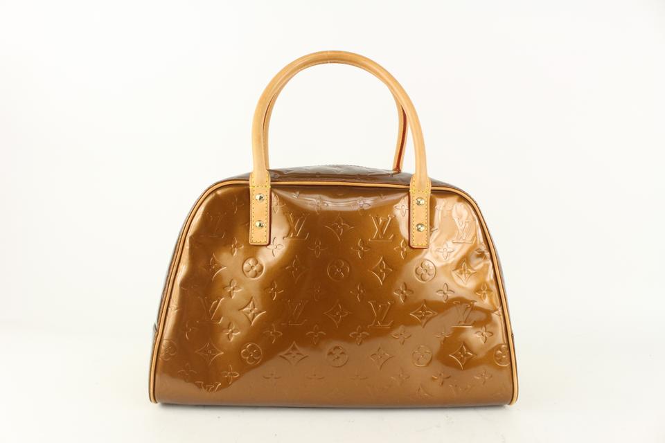 Louis Vuitton Bronze Monogram Vernis Tompkins Square Bag