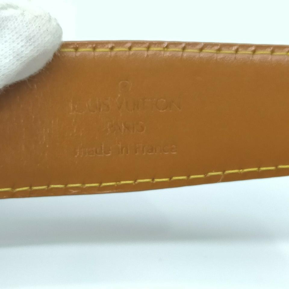 øretelefon Sømand Assassin Louis Vuitton 110/44 Brown x Gold Epi Leather Ceinture Belt 858527 –  Bagriculture