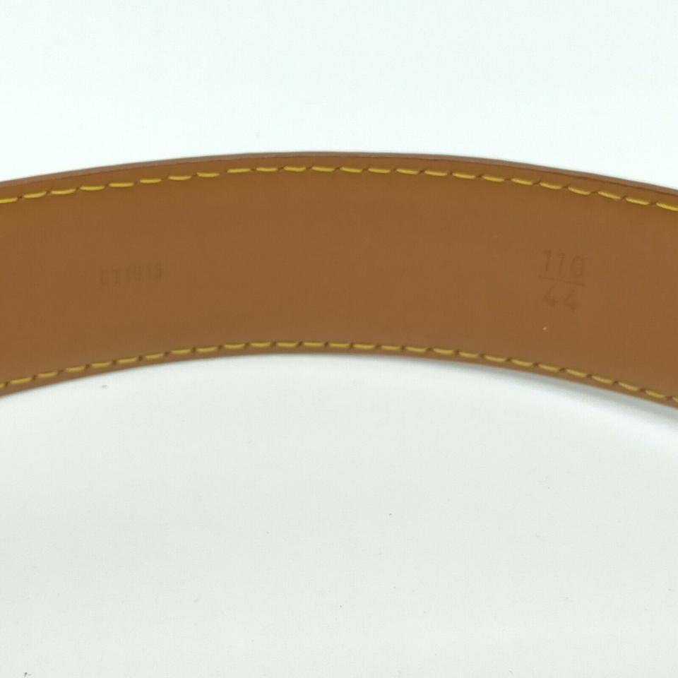 Authentic Louis Vuitton Epi Leather Brown Belt