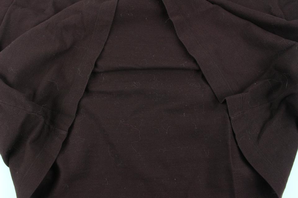 LOUIS VUITTON Size S Gray and Black Damier Cotton Button Up Long