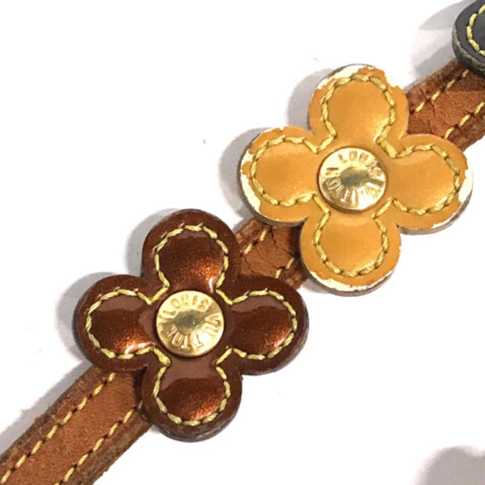 Louis Vuitton flower brown bracelet