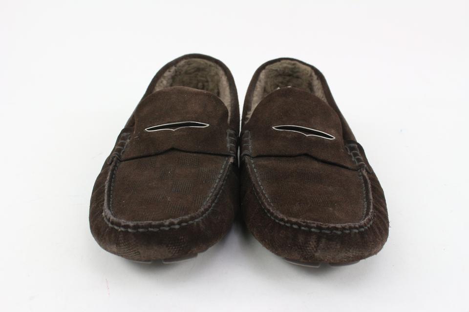brown louis vuitton formal shoes