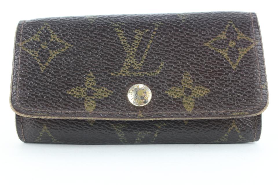 Louis Vuitton Monogram Multicles 4 Key Holder Wallet Case 8lk0122