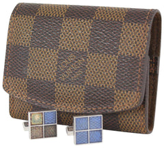 Louis Vuitton, Accessories, Louis Vuitton Cufflinks Buton De Manchette  Crew Sv925 Silver M3986 Mens Wbox