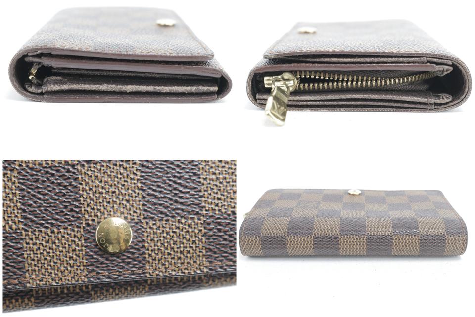 Louis Vuitton Damier Double Snap Wristlet Wallet