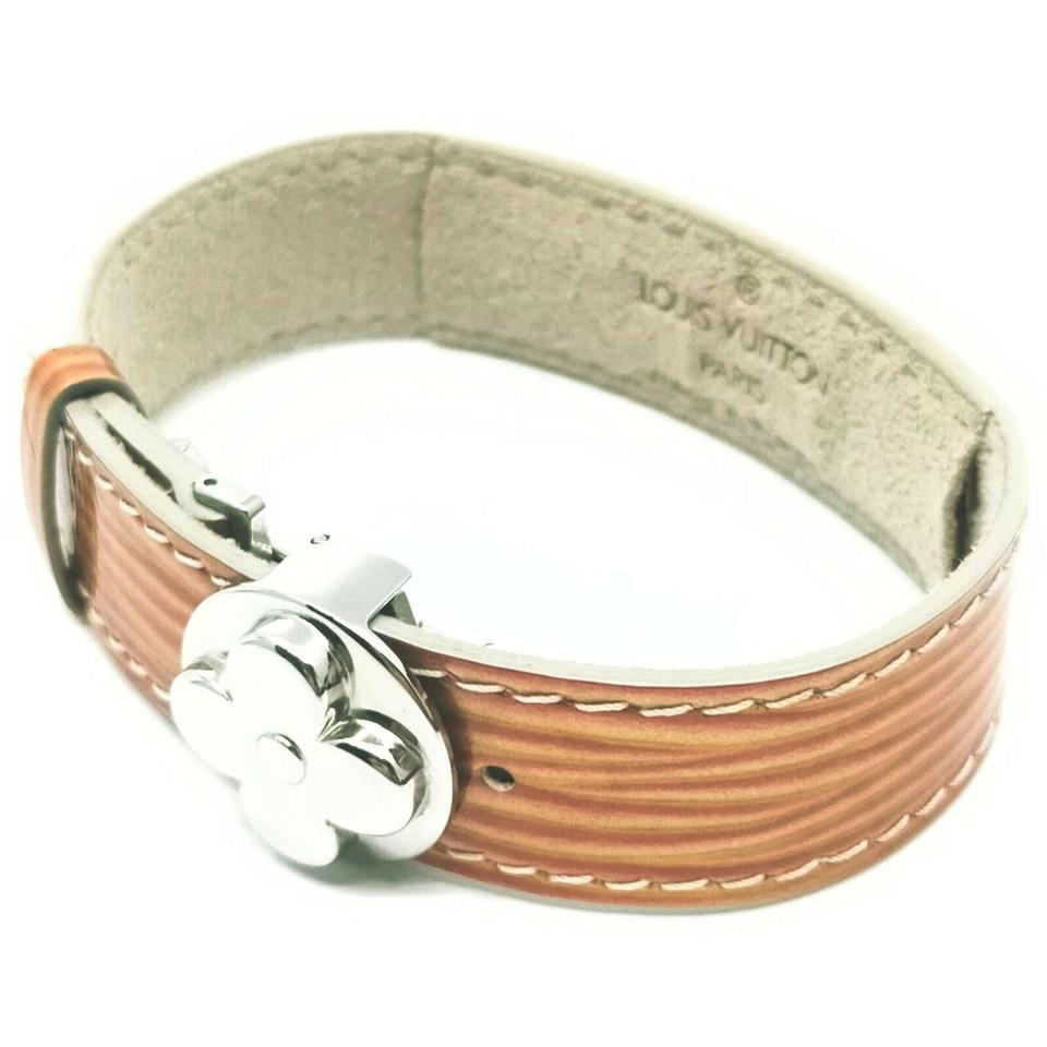 Louis Vuitton brown leather bracelets