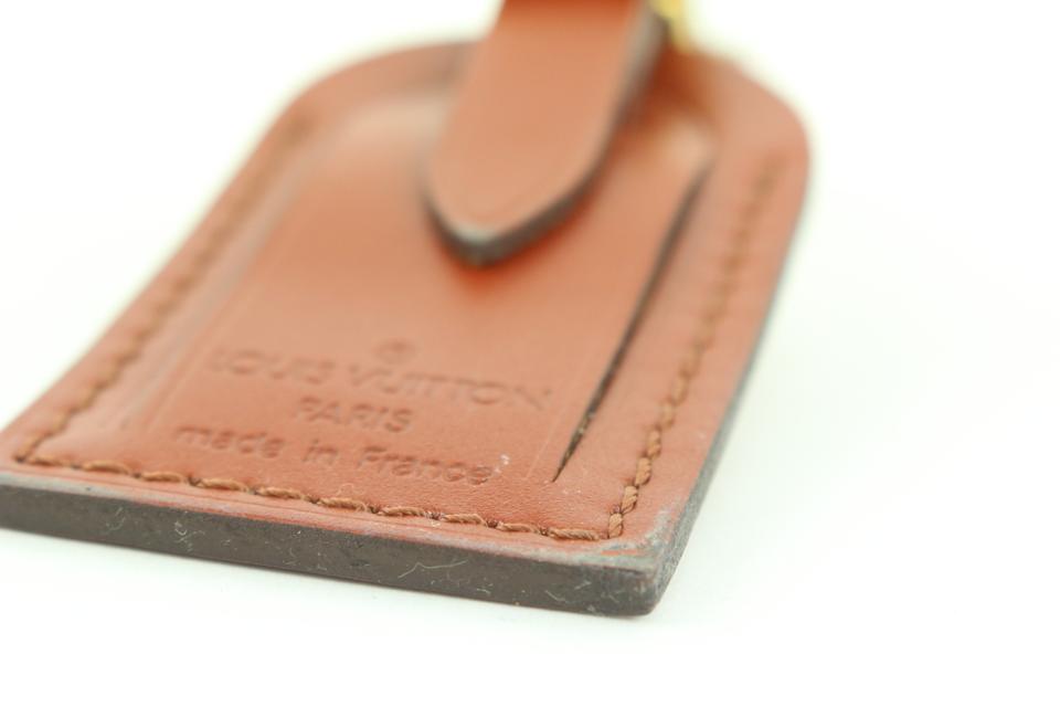 Louis Vuitton Brown Monogram Heart Card Luggage Tag – Savonches