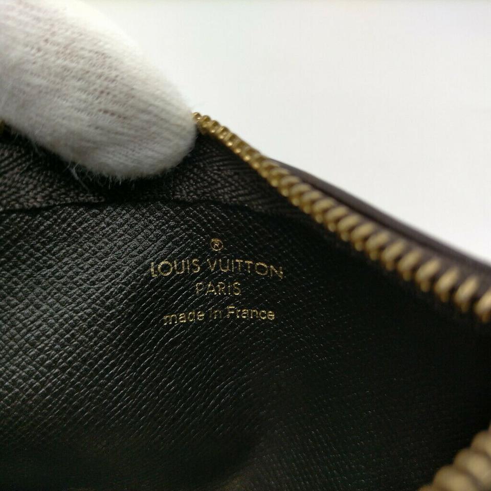 Louis Vuitton Brown Monogram Mini Lin Pochette Accessoires with