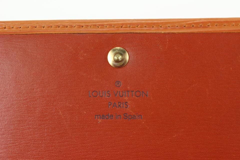 Louis Vuitton Trifold Wallet Epi Porto Tresor Etuy Papier M63712