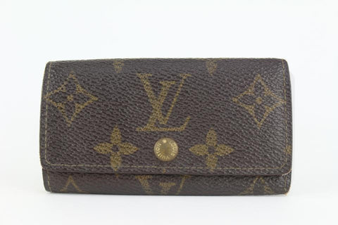 Louis Vuitton Monogram 4 Key Holder Multicles Case 1130lv15