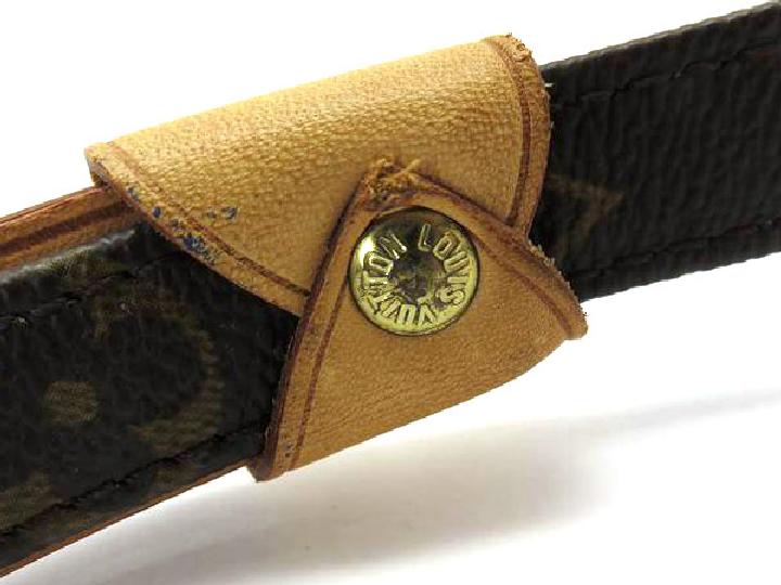 Louis Vuitton Monogram Baxter Leash and Collar Set 1012lv33