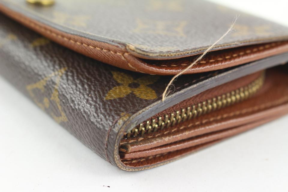 Louis Vuitton Zippy Compact Wallet Monogram Canvas Brown