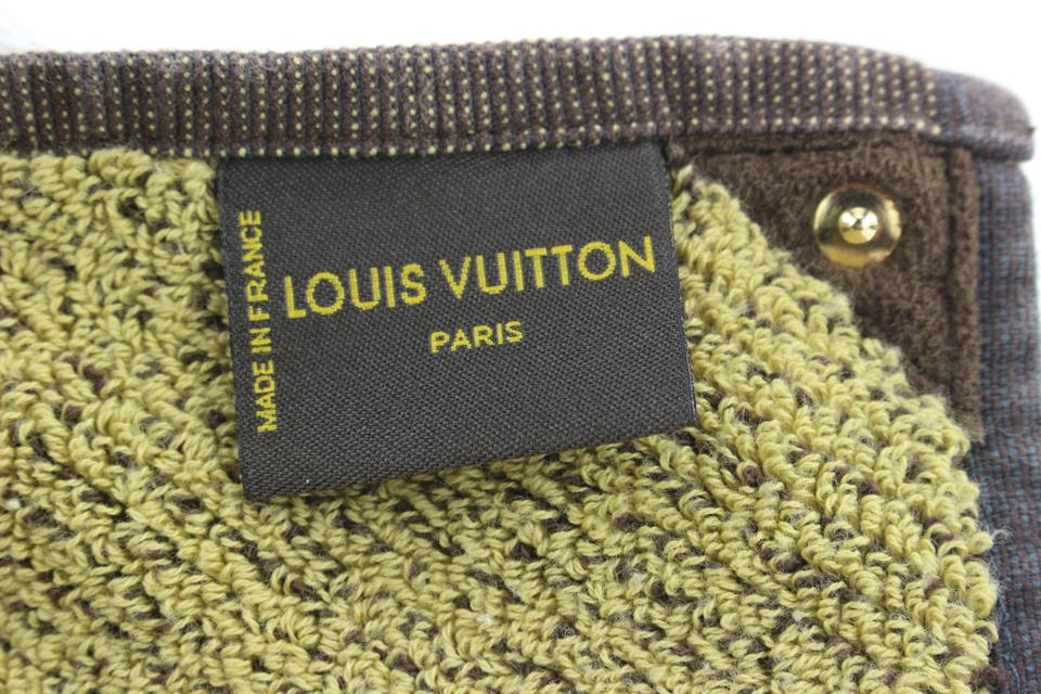 Louis Vuitton Monogram Toweling Hoodie Duck Blue. Size S0