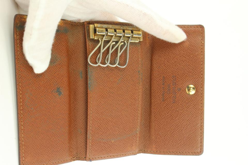Louis Vuitton Monogram Multicles 4 Key Holder Wallet Case 9lvs112