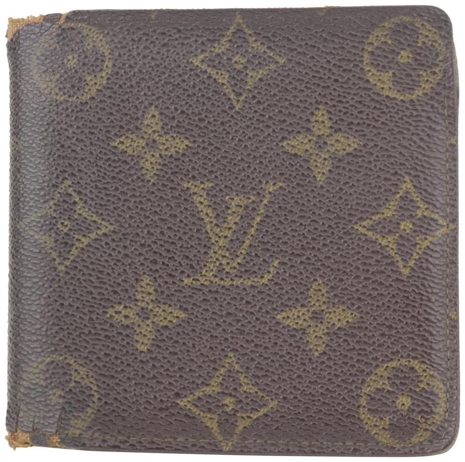 Louis Vuitton Monogram Bifold Slender Marco Florin Multiple Men's