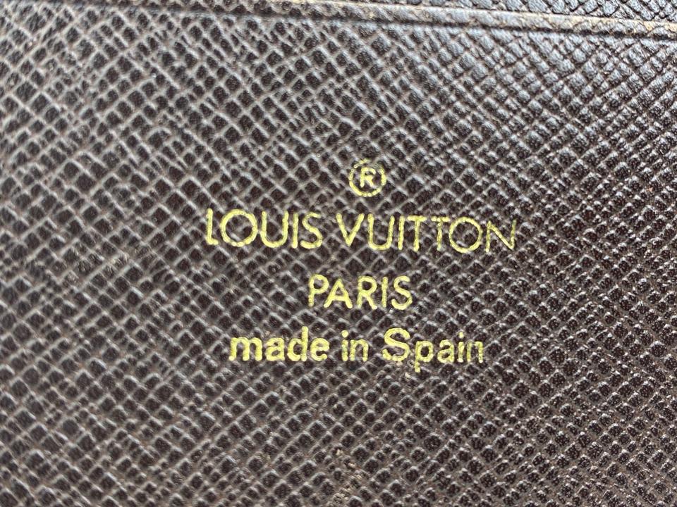 Louis Vuitton 2006 Damier Ebene Pattern International Wallet