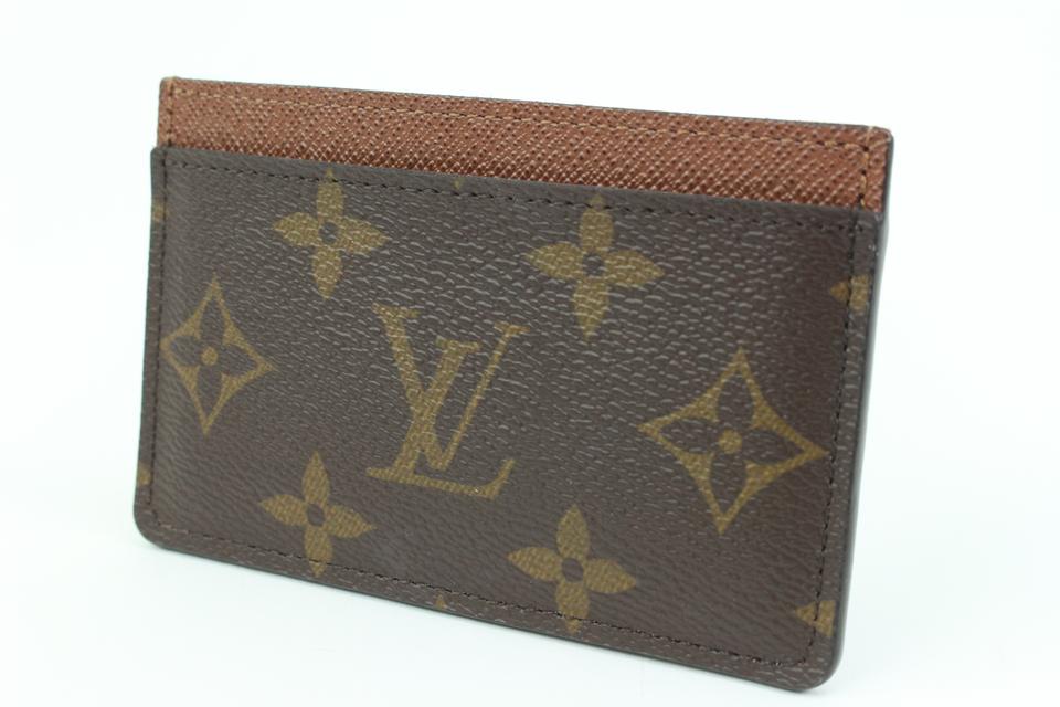 Louis Vuitton Monogram Porte Cartes Card Holder Wallet Case 53lk322s –  Bagriculture
