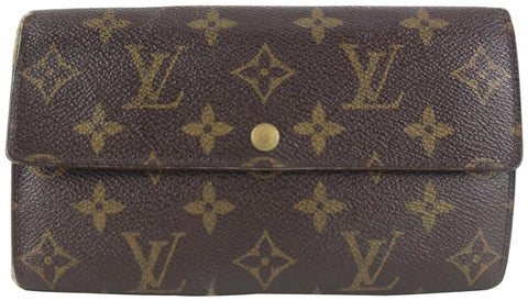 Louis Vuitton Monogram Porte Tresor Long Bifold Sarah Wallet 9LZ1102