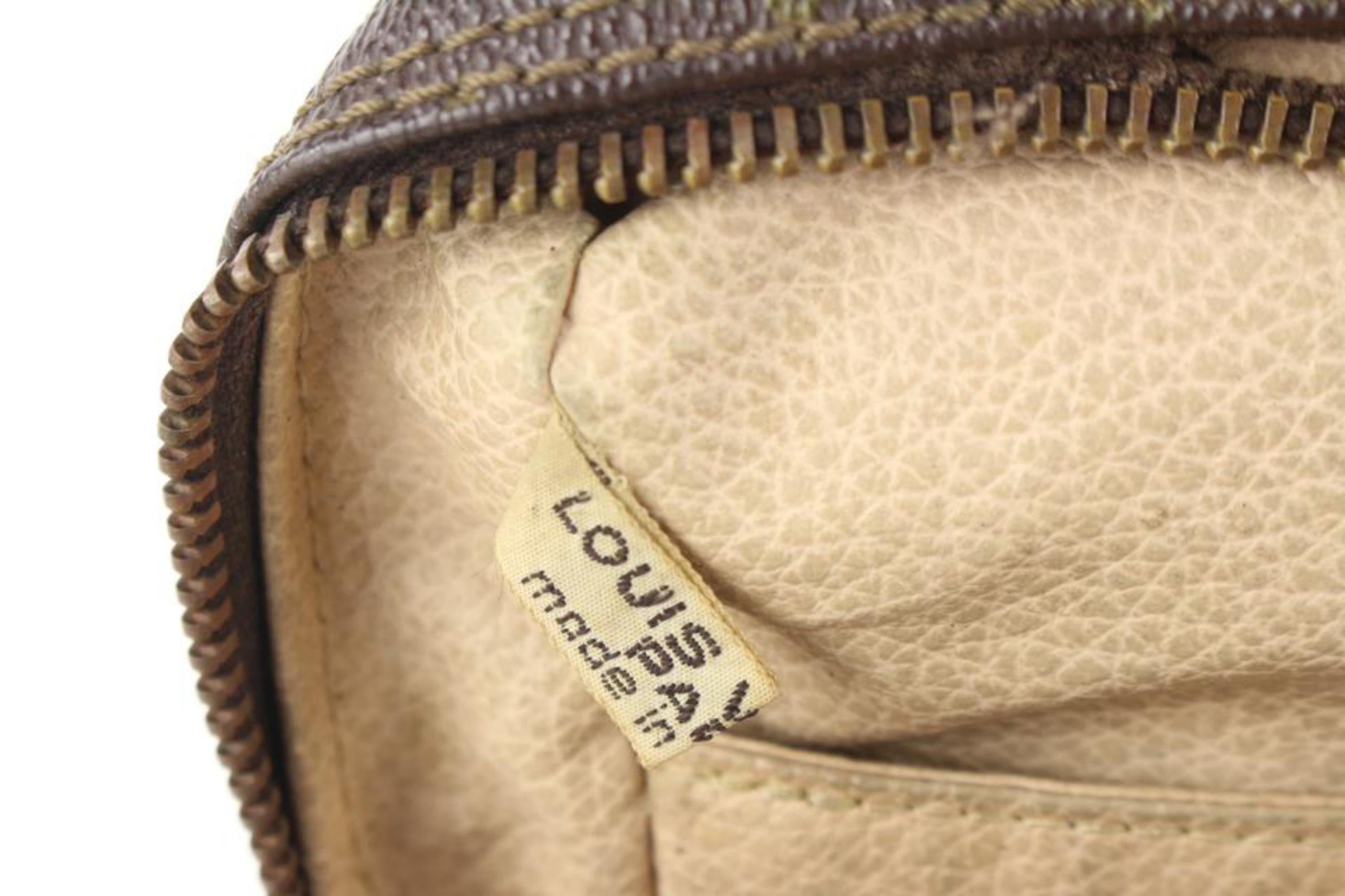 Louis Vuitton LV Cosmetic Pouch Bag TrousseToilette 28 Browns