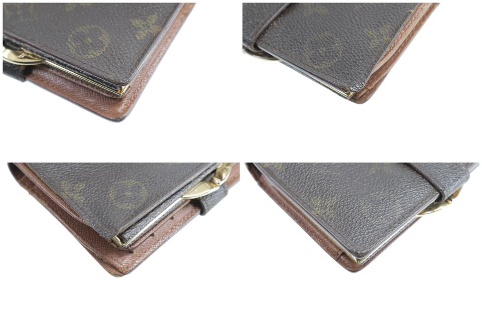 Louis Vuitton Monogram Porte Monnaie Viennois Kisslock Wallet 7lv1027