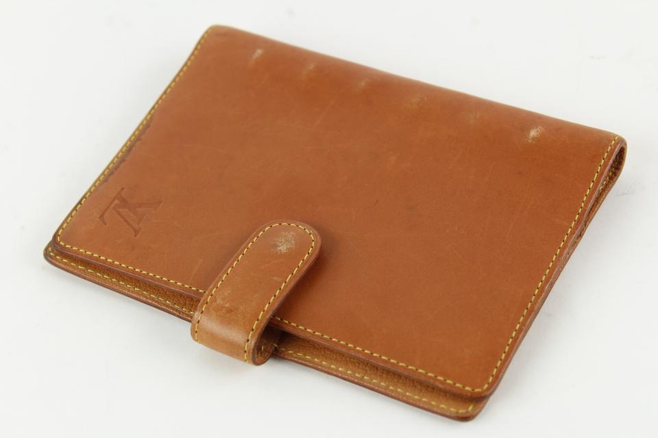 Louis Vuitton Brown Vachetta Nomade Leather Bifold Wallet Mens Slender  Marco 96lvs42