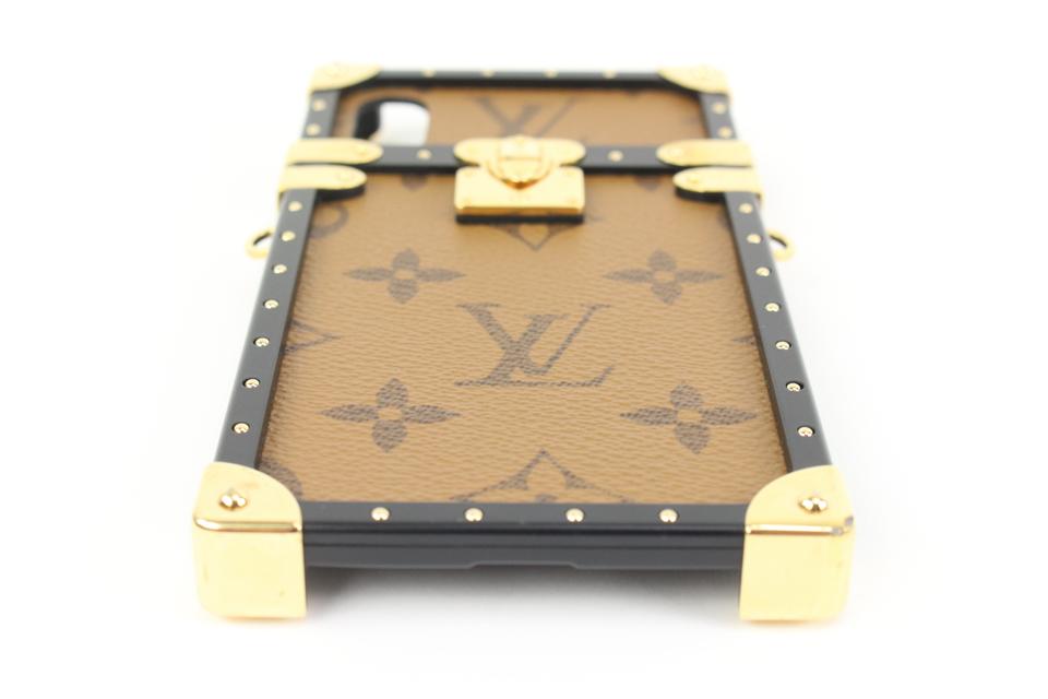 Louis Vuitton Monogram Reverse iPhone X or XS Eye Trunk Case Mobile Phone  Leather ref.590854 - Joli Closet