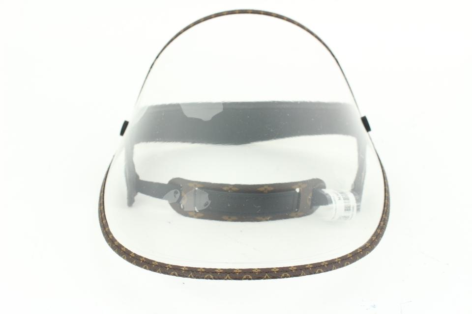 Louis Vuitton Unisex Adjustable Monogram Visor Face Mask Shield Convertible 17lk427