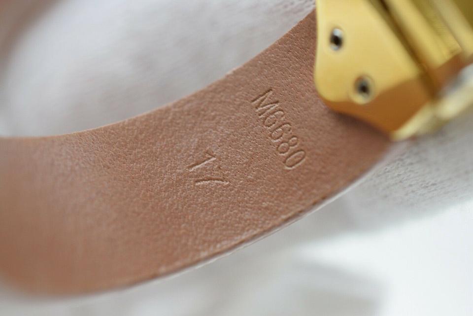 Louis Vuitton Taupe Spirit Bracelet Cuff Bangle 871641