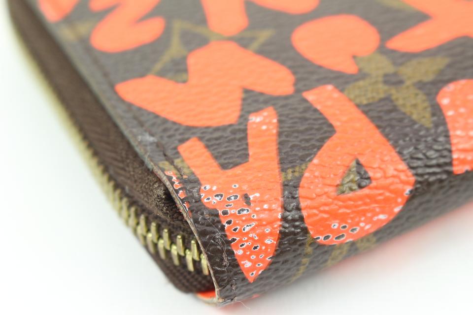 Louis Vuitton Stephen Sprouse Orange Graffiti Zippy Coin Wallet 5LK720K