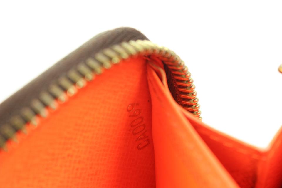 Louis Vuitton - Gradient Zippy Wallet - Gray / White Orange Zip Around