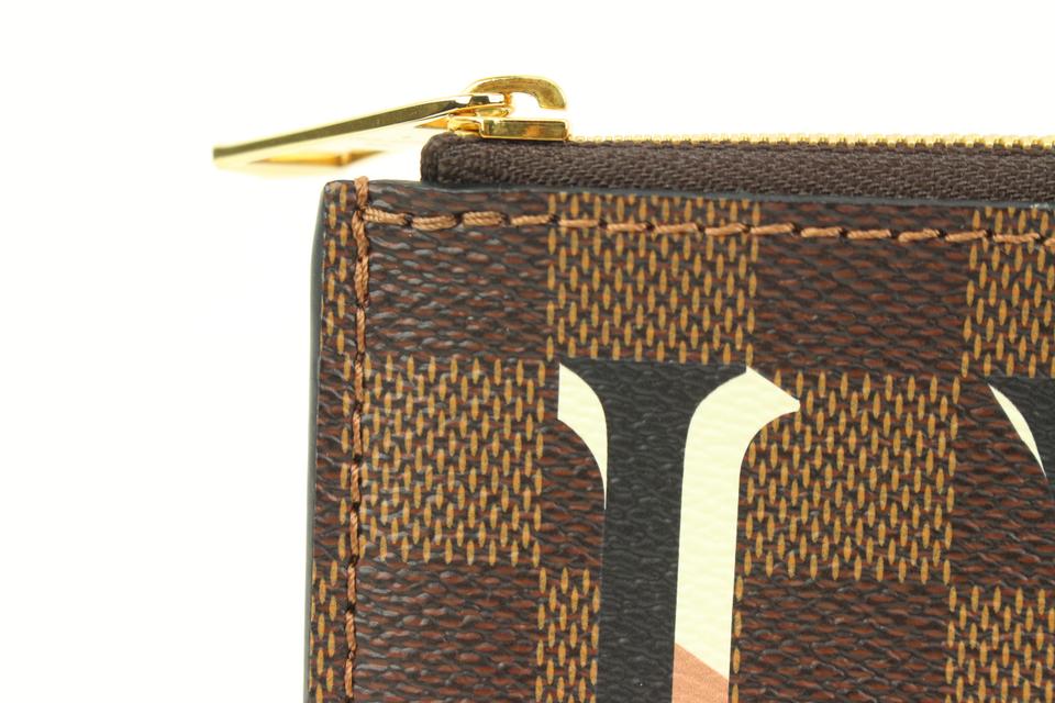 Louis Vuitton LV Slender wallet new Brown Leather ref.219875 - Joli Closet