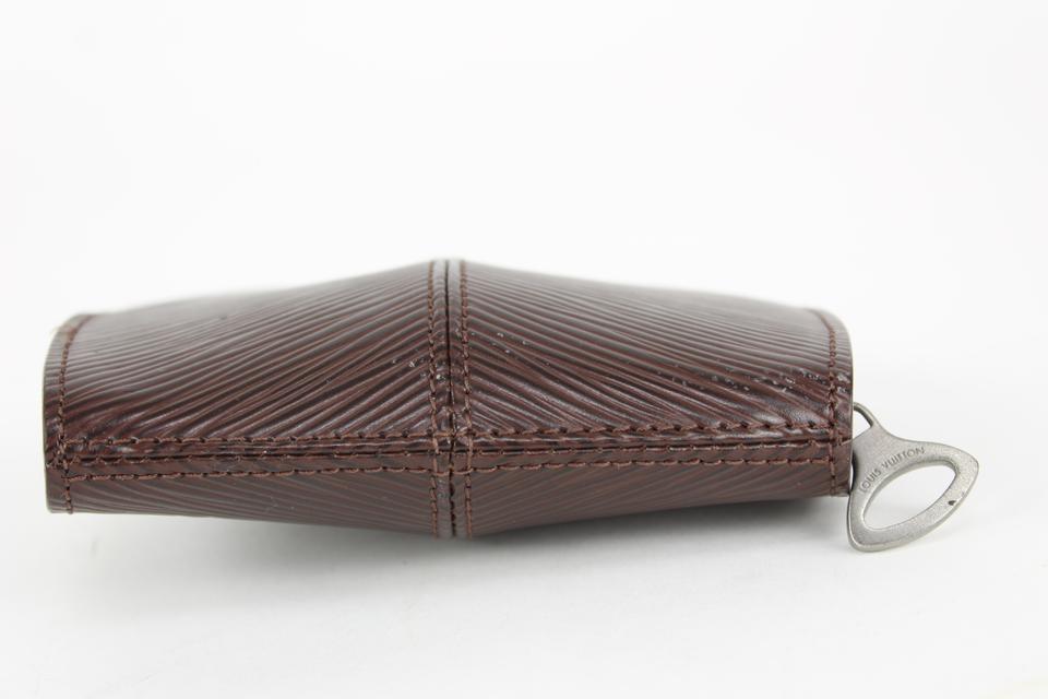 LOUIS VUITTON Demi Lune Epi Leather Pochette Bag Moka - Final Sale