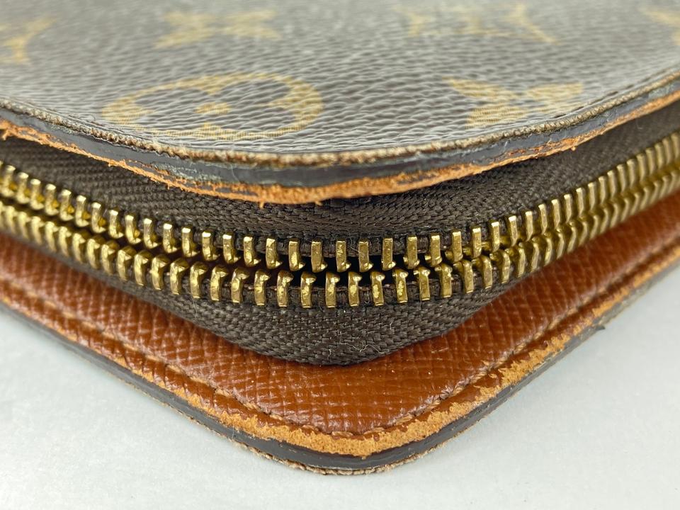 zippy monogram wallet