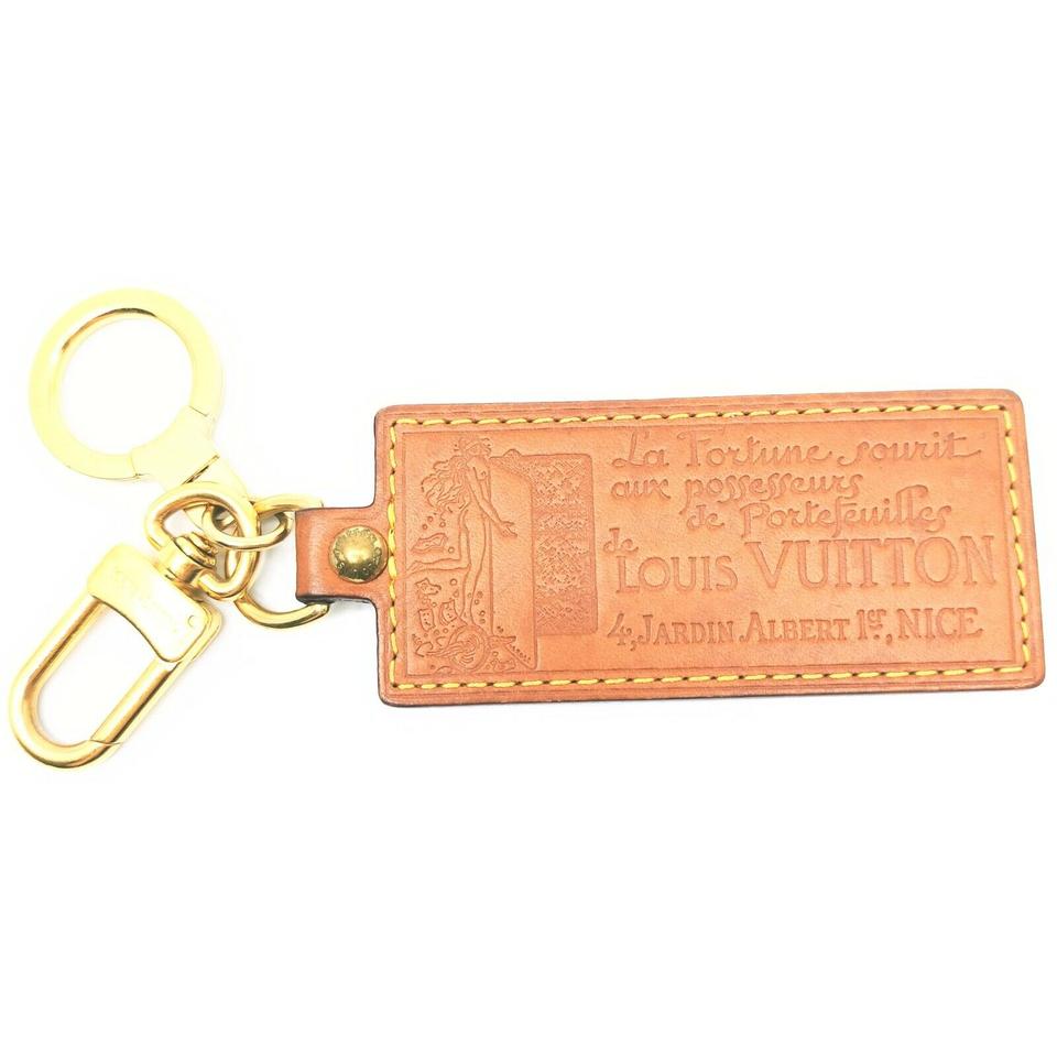 Louis Vuitton rare 1998 Keychain Key Charm Bag Pendant Leather